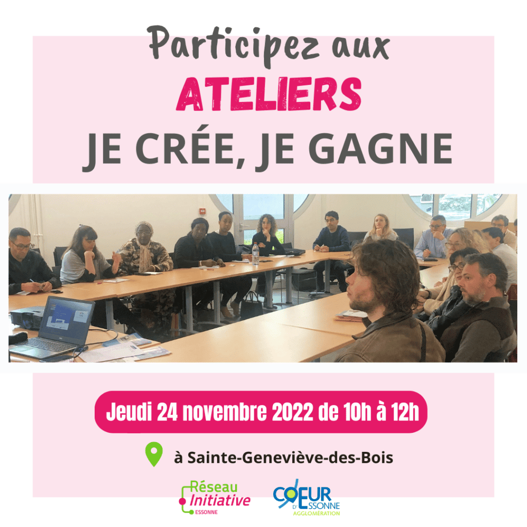 Atelier je crée, je gagne : jeudi 24 novembre 2022 de 10h à 12h à Sainte-Geneviève-des-Bois