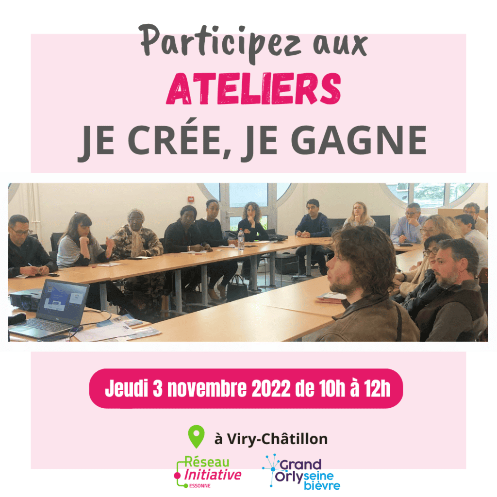 Atelier je crée, je gagne : jeudi 3 novembre 2022 de 10h à 12h à Viry-Châtillon