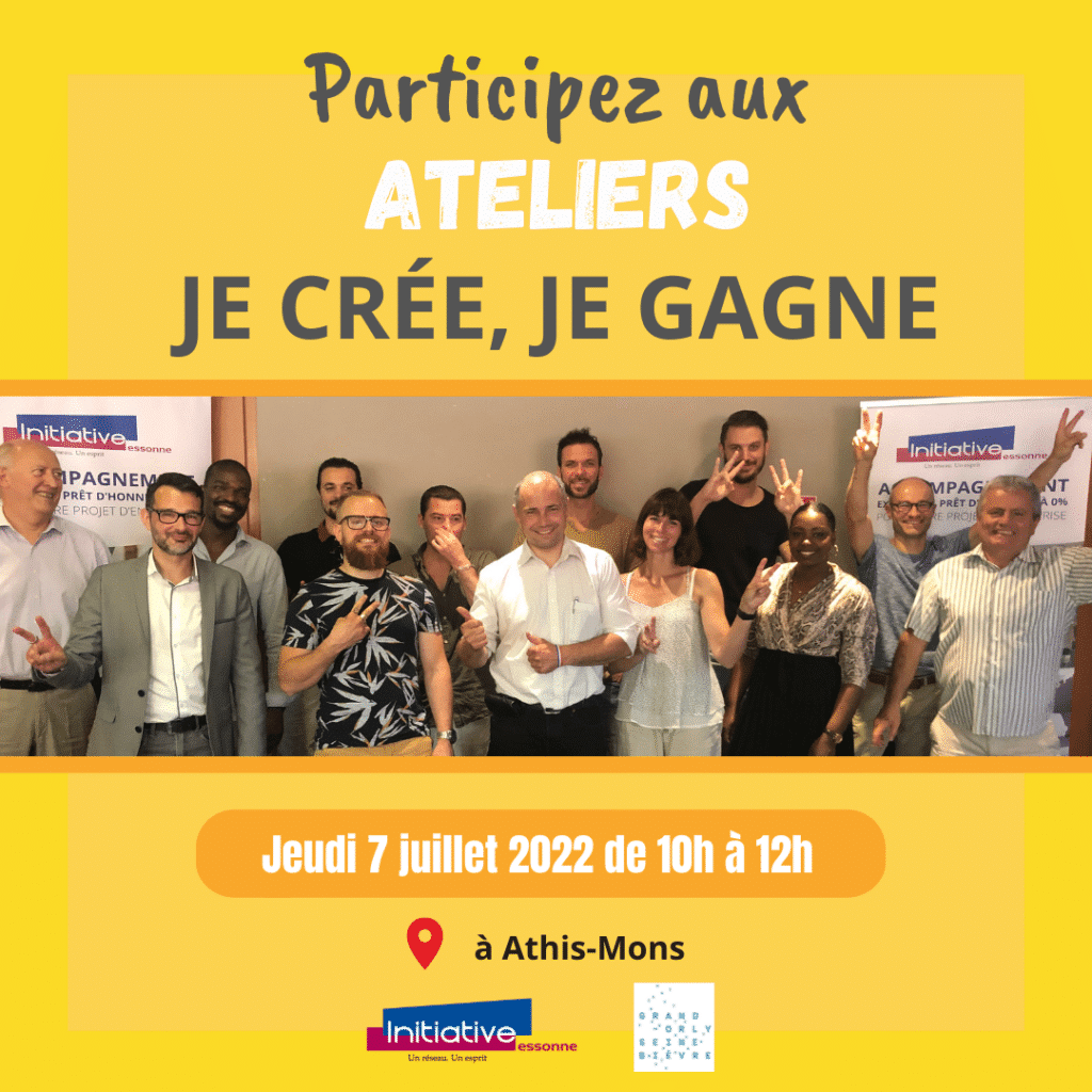 Atelier Je crée, Je gagne : Jeudi 7 juillet 2022 de 10 à 12h à Athis-Mons