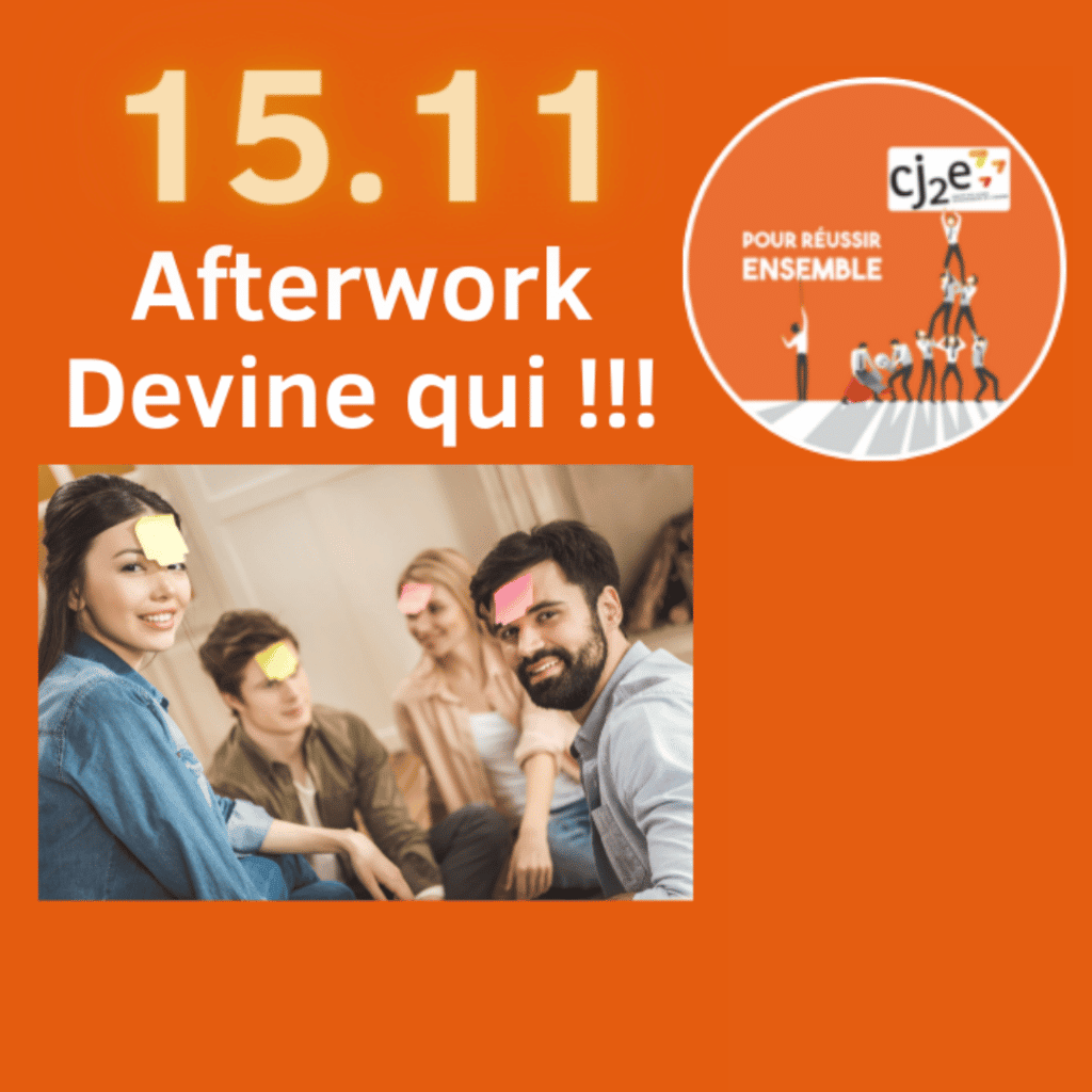 Afterwork de cj2e le 15 novembre