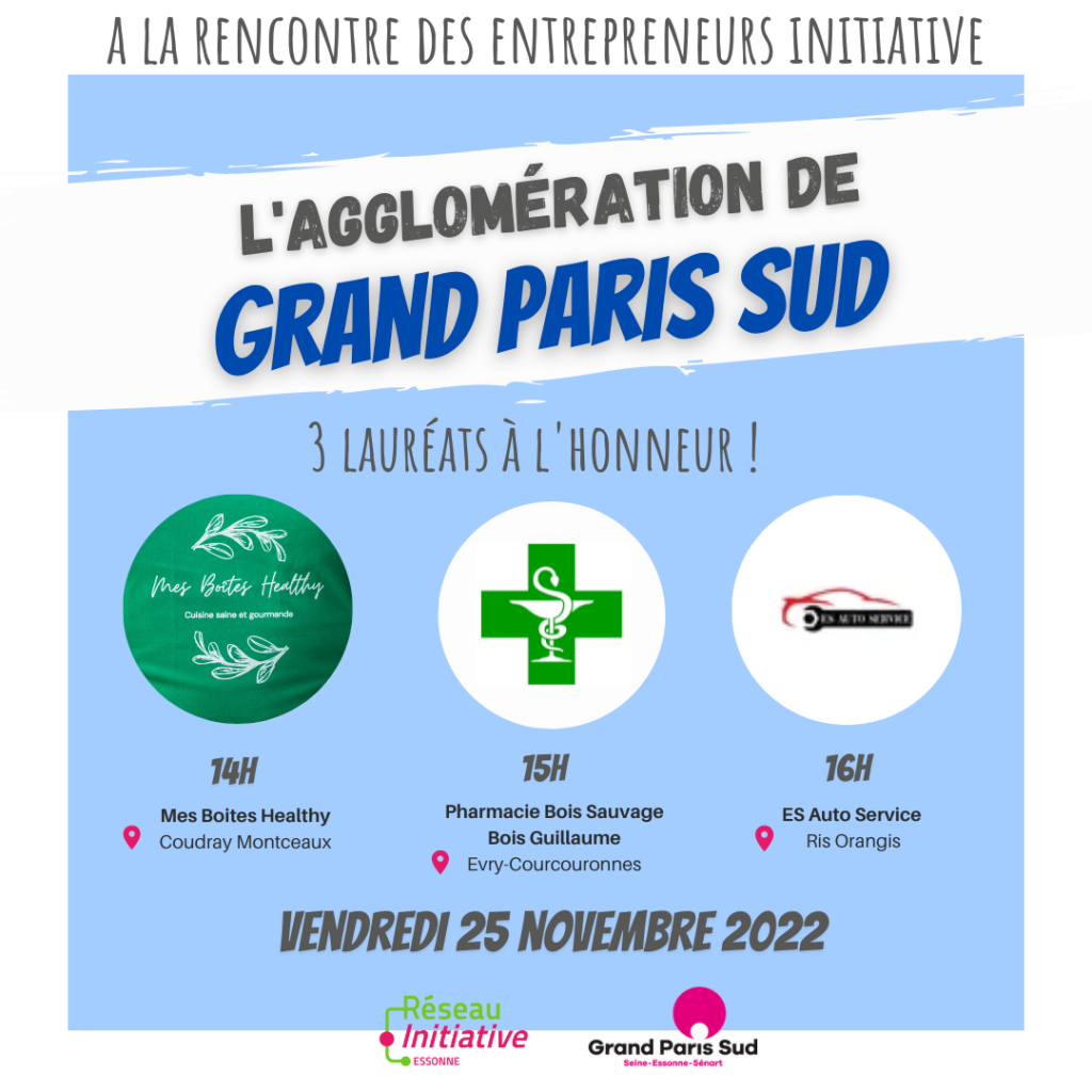 Visites des entrepreneurs : Communauté d'agglomération Grand Paris Sud, Vendredi 25 novembre 2022