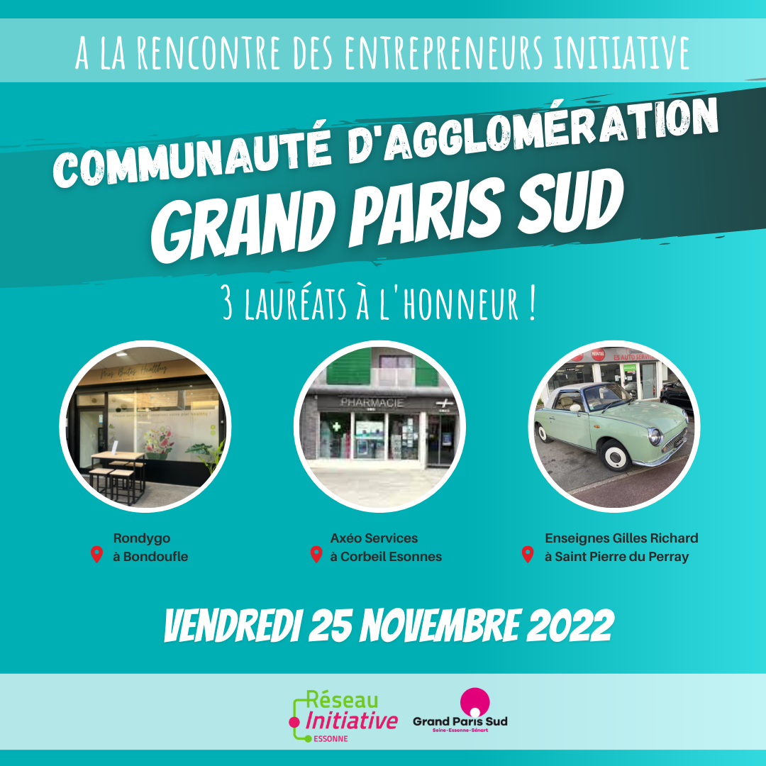 Visites des entrepreneurs : Communauté d'agglomération Grand Paris Sud, le vendredi 25 novembre 2022