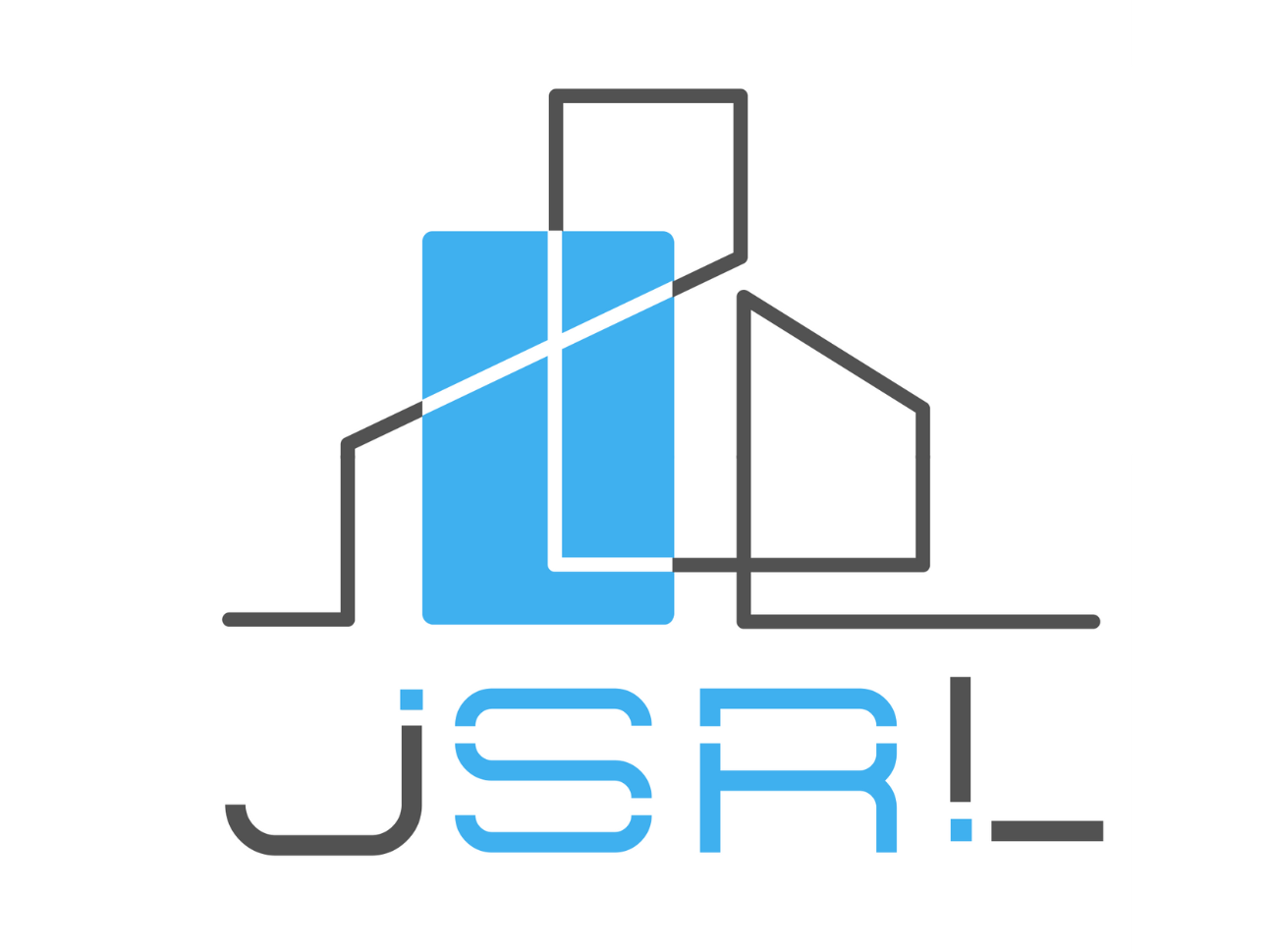 Logo entreprise de gestion de construction JSRL