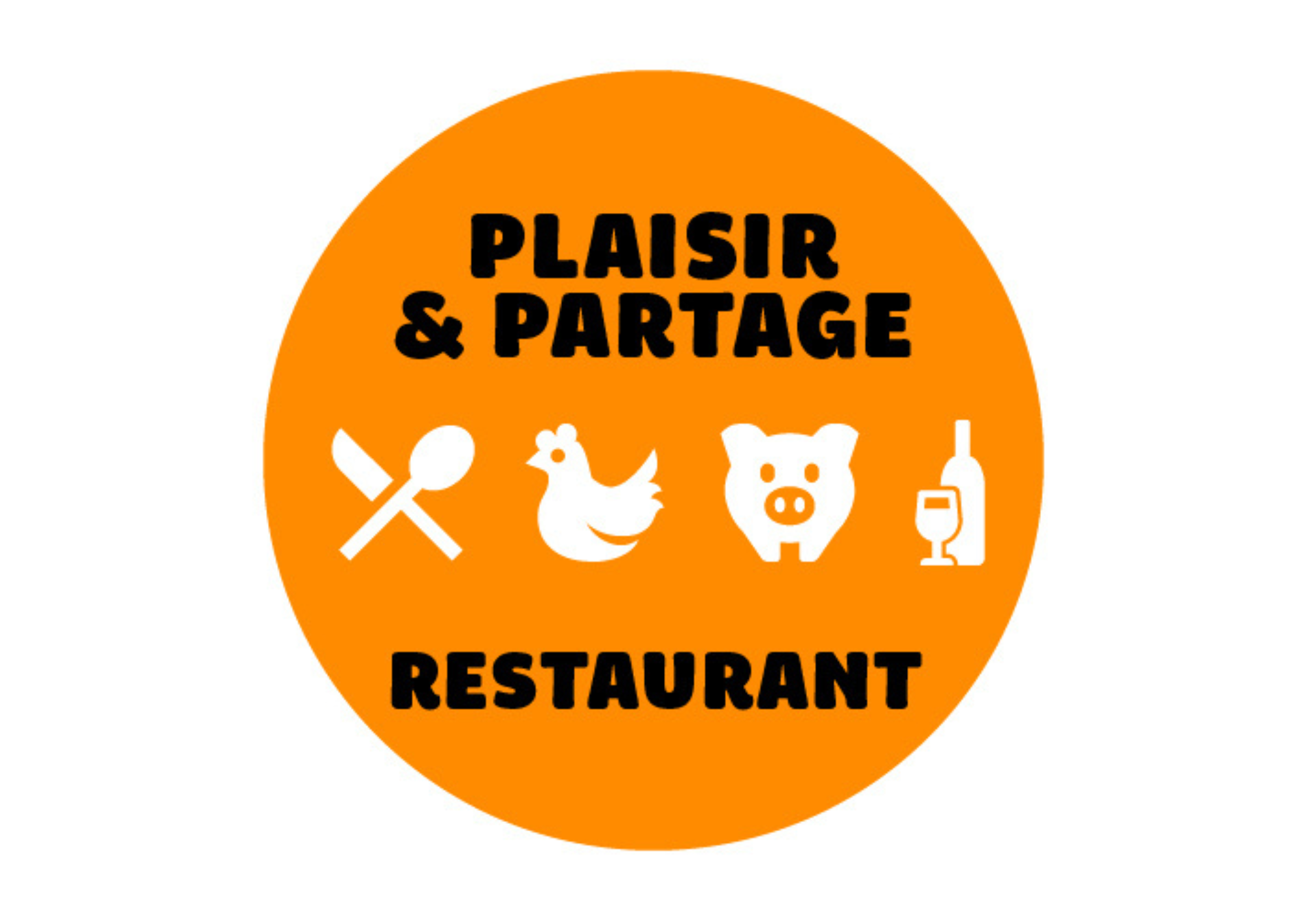 Logo Plaisir & Partage - entrepreneur financé et accompagné par Initiative Essonne