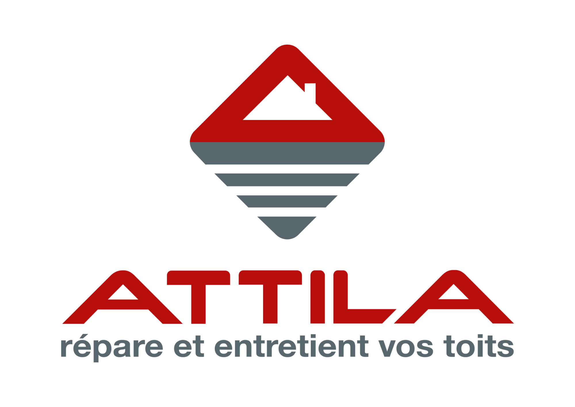logo Attila - assure la pérennité de vos toits - entrepreneur financé et accompagné par Initiative Essonne