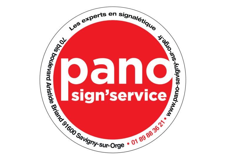 Logo Pano Sign'service entreprise de signalétique - entrepreneur financé et accompagné par Initiative Essonne